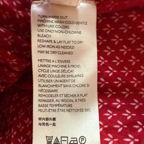 Anthropologie Keira Embroidered Peplum Blouse Size 2 - Picture 11 of 13